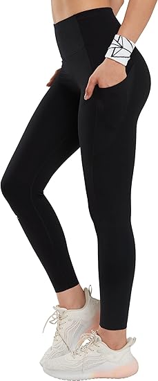 Photo 1 of  Size LYvette Leggings with Pockets for Women Tummy Control High Waist Non See-Through Workout Running Tights Buttery Soft