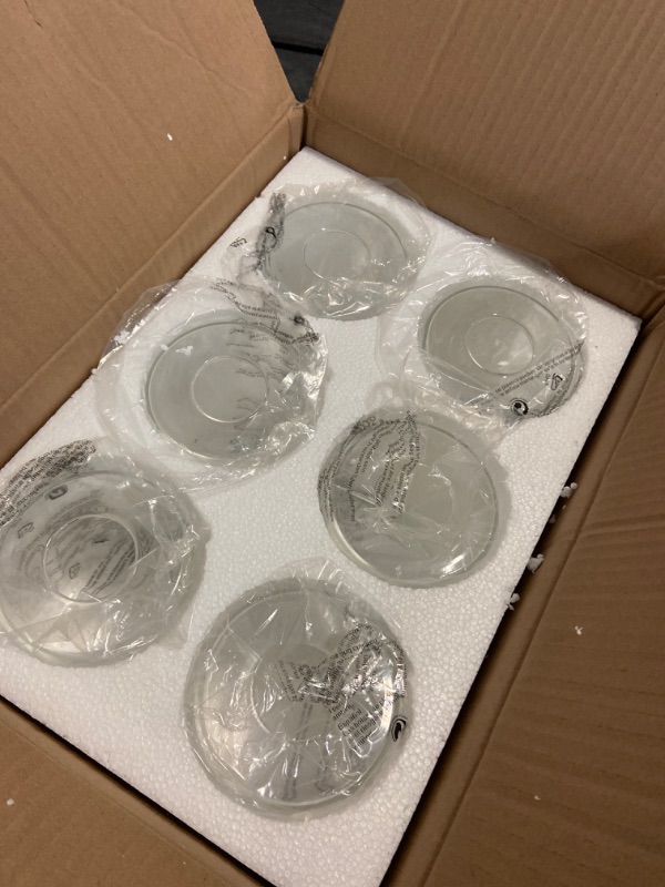 Photo 2 of 6 Pack White Frosted Glass Shade, Glass Shade Covers Replacements for Light Fixtures, 1-5/8 Inch Fitter Globes Shades for Chandelier Wall Sconces Pendant Bath Vanity Lights
