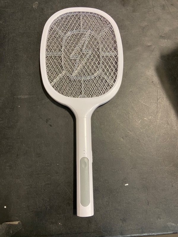 Photo 2 of Bug Zapper Racket, Electric Fly Swatter Rechargeable Mosquito Zapper for Indoor and Outdoor - 2000mAh (1 Pack, 2000 mAh)