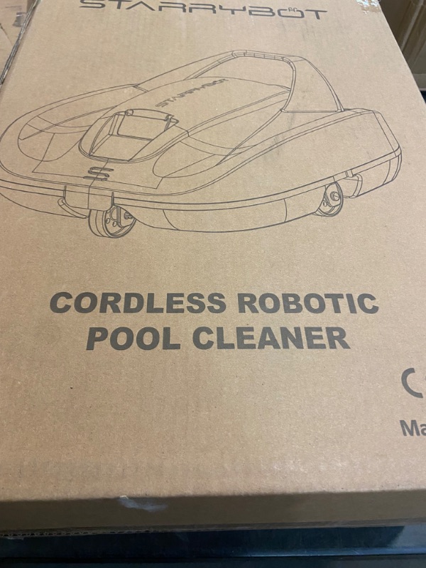 Photo 3 of Cordless Robotic Pool Cleaner, Portable Swimming Robotic Pool Vacuum Self-Parking Technology, Ideal for Above-Ground Pools