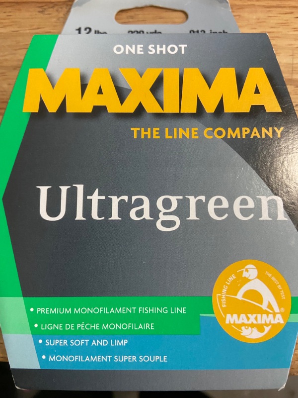 Photo 2 of Maxima Fishing Line One Shot Spools, Ultragreen