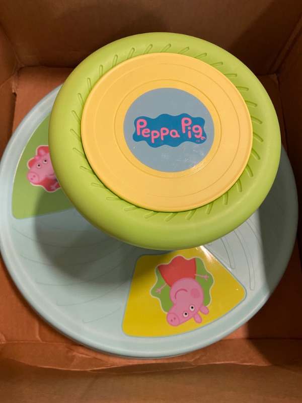 Photo 2 of Playskool Peppa Pig Sit 'n Spin Musical Classic Spinning Activity Toy for Toddlers Ages 18 Months and Up