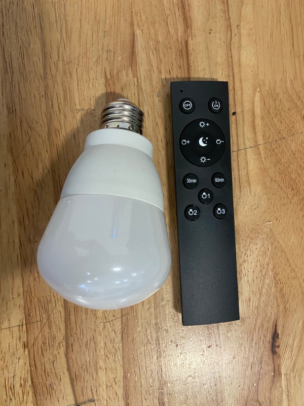 Photo 1 of Floor Lamp Replace Bulb and Remote, A19 9W LED Bulb, E26 Base, 2700K-6000K Adjustable & 10%-100% Dimmable