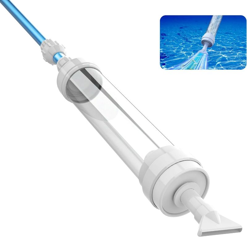Photo 1 of Compatible with 6250 Paradise Power Spa Vacuum, Self-Contained Spa Vacuum, No Pumping, Batteries, Picks up Rocks, Pennies, Beach Sand in Hot Tub, Spa, Above Ground Pool