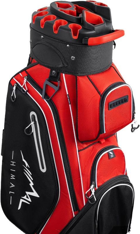 Photo 1 of 14-Way Golf Cart Bag Pro with Full Length Divider Top, Golf Bag for Men with Handles and Rain Cover