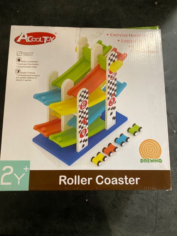 Photo 2 of ACOOLTOY Roller Coaster Car Set for Kids