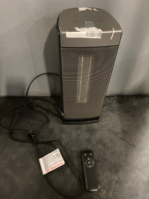 Photo 2 of Sunnote Space Heater for Indoor Use, 1500W Fast Heating, Electric & Portable Ceramic Heaters with Thermostat, 5 Modes, 24Hrs Timer, 80°Oscillating Room Heater with Remote, Safe for Office Bedroom Use