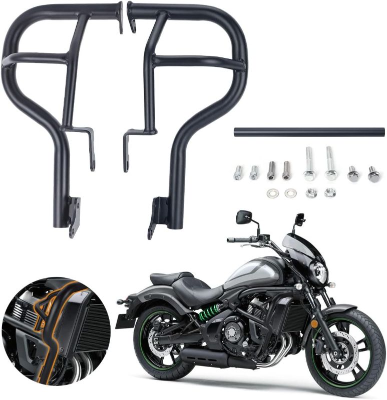 Photo 1 of Engine Guard Highway Crash Bars Bumper Protector for 2015-2022 Kawasaki Vulcan S 650 VN650 EN650 Matt Black