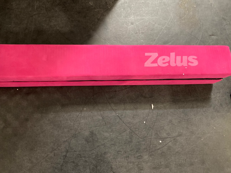 Photo 2 of ZELUS 8' Folding Gymnastics Balance Beam, Floor Balance Beam w/Carry Handles Anti-Slip Base for Kids, Beginners & Professional Gymnasts