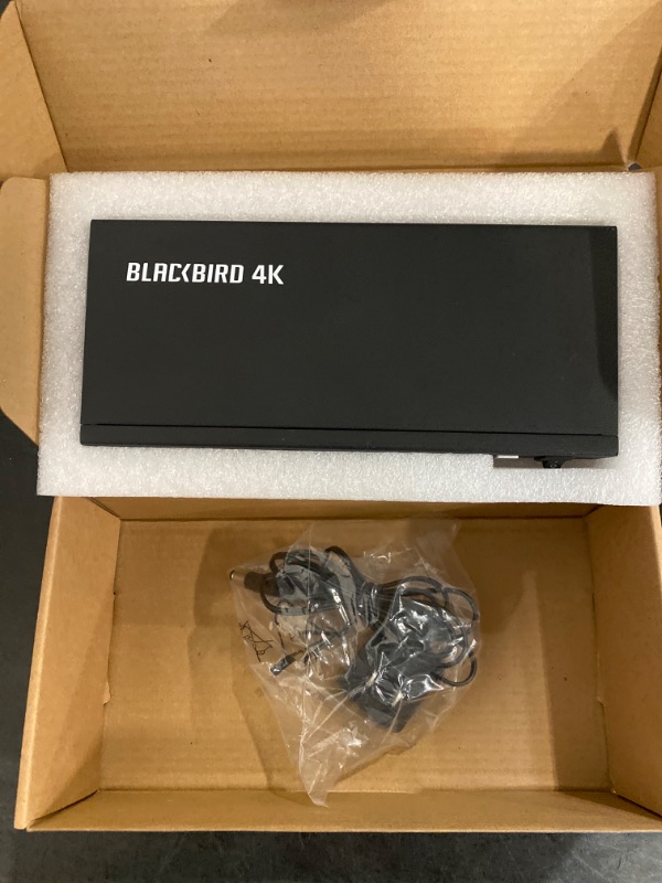 Photo 2 of Monoprice Blackbird 4K 2x4 HDMI Splitter and Switch - Dolby Vision and Dolby TrueHD Support, Built in Automatically Adjusting Amplifier, 4K@60Hz, HDCP 2.2, Black