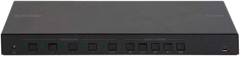 Photo 1 of Blackbird 4K HDMI 2.0 Switch 4x1 (3xHDMI + 1xDisplayport) HDR, 18Gbps, 4K 60H,z YCbCr 4:4:4, HDCP 2.2, CEC, IR, HPD, EDID Support (Compatible with PS4/5 Xbox Apple TV Fire Stick Roku Blu-Ray Player)