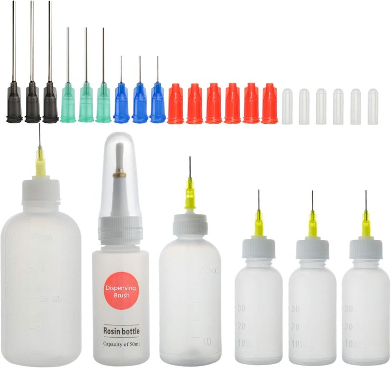 Photo 1 of 6Pcs Squeeze Bottle with 14Pcs Dispensing Needles and 1Pc Dispensing Brush and 12Pcs Cap (30ml+50ml+100ml)
&&
Upholstery Repair Kit, 18 Pieces Upholstery Thread Assorted Hand Sewing Needles Carpet Leather Canvas DIY Tool Set