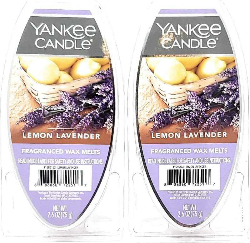 Photo 1 of Yankee Candle Wax Melts Lemon Lavender - 2.6 oz - Pack of 2