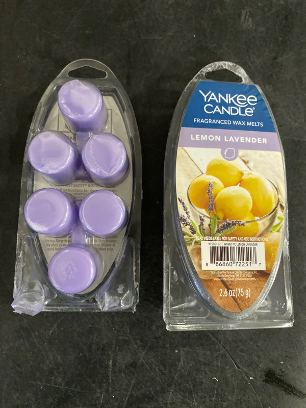 Photo 2 of Yankee Candle Wax Melts Lemon Lavender - 2.6 oz - Pack of 2