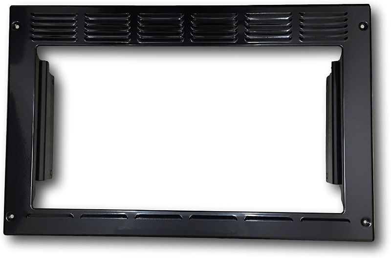 Photo 1 of  PMWTRIM Trim Kit, Black For use with MW900B and MW912B Built-in Microwave Ovens, Made of Steel, Outside Dimensions: 23.25"W x 15"H x 2.75"D, Inside Opening Dimensions: 19"W x 10.5"H