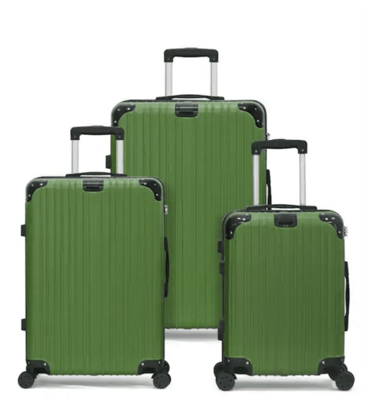 Photo 1 of HIKOLAYAE CW-A613-GRS-3 Grand Creek Nested Hardside Luggage Set in Sea Green 3 Piece