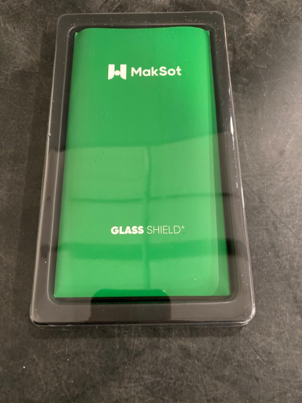 Photo 2 of Maksot Full Screen Protector for iPhone 14 Pro with Innovative Silicone Border