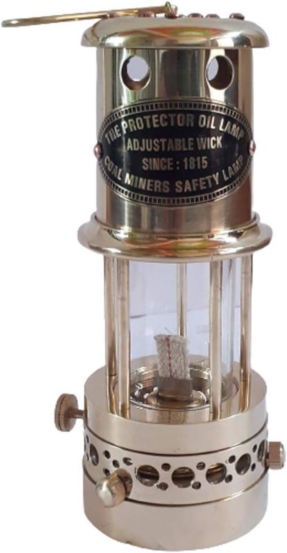 Photo 1 of Solid Brass 100% Working Nautical Miner Lamp oil Ship Lantern Maritime Gift