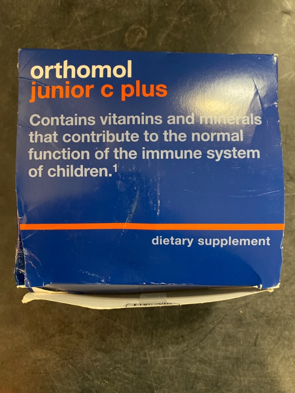 Photo 3 of Orthomol Immun Junior C Plus, Kid's Multivitamin, Wildberry Flavor, 30-Day Supply