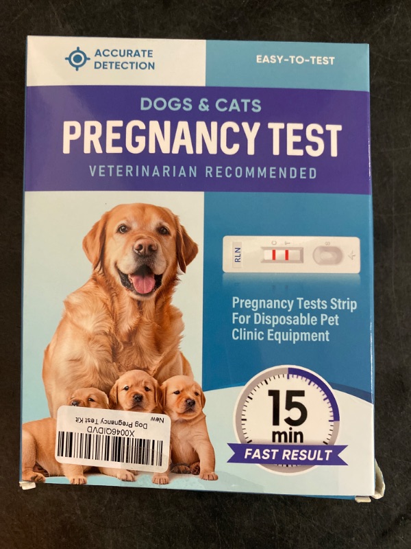 Photo 3 of Dog Pregnancy Test Kit at Home, Fast and Accurate Detection, Pregnancy Tests Strip for Dog Disposable Pet Clinic Equipment, Simple Operation for Early Pregnancy Detection Yourself at Home, White