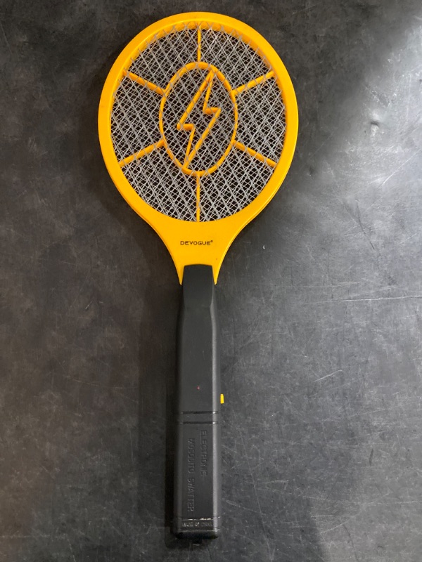 Photo 2 of DEVOGUE® Electric Fly Swatter Bug Zapper Battery Operated Flies Killer Indoor & Outdoor Pest Control Mosquito Zapper and Insect Catcher Racket