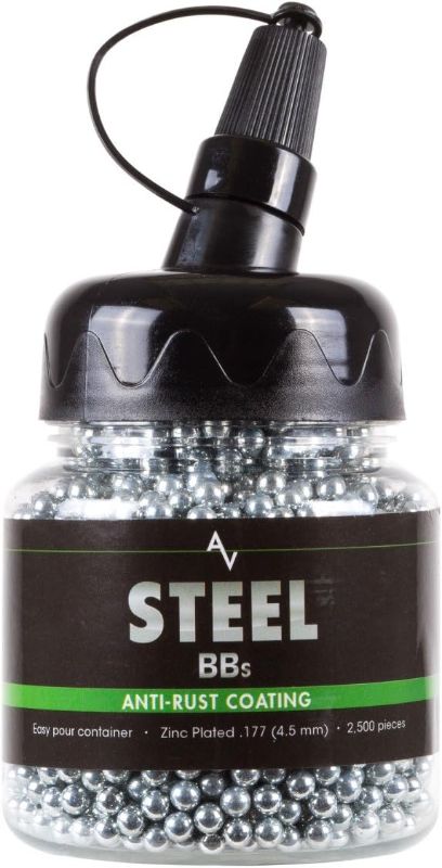 Photo 1 of Air Venturi Steel BBS, .177 Cal, 5.1 Grains, Zinc-Plated, 2,500ct