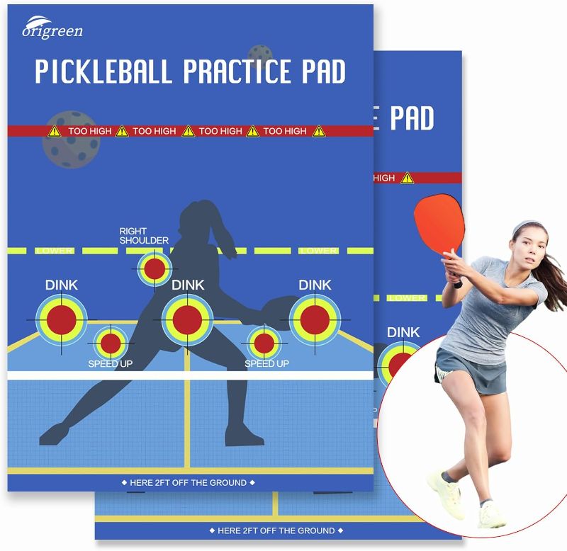 Photo 1 of Pickleball Practice Pads Dink Pad for Walls, Pickleball Training Poster, Pad for Pickleball Dink Train Indoor Rooms, Yard, Gym, Dink Master Exercise Rebounder Aids