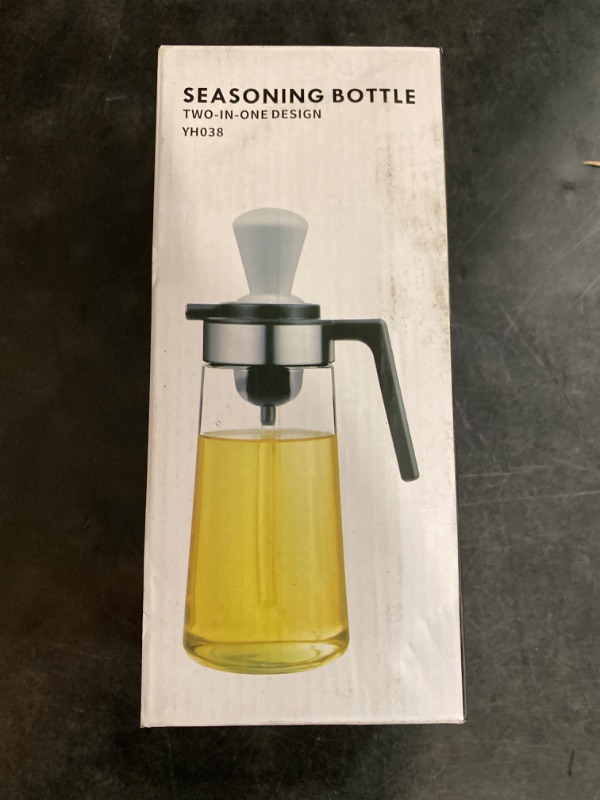 Photo 1 of Brush Pour Oil Pot Grill Oil Brush Bottle Vinegar Pourer Pot Oil Dispenser Brush Pastry Oil Brush Bottle Bbq Oil Holder Oil Storage Container Barbecue Oil Oil Bottle Glass