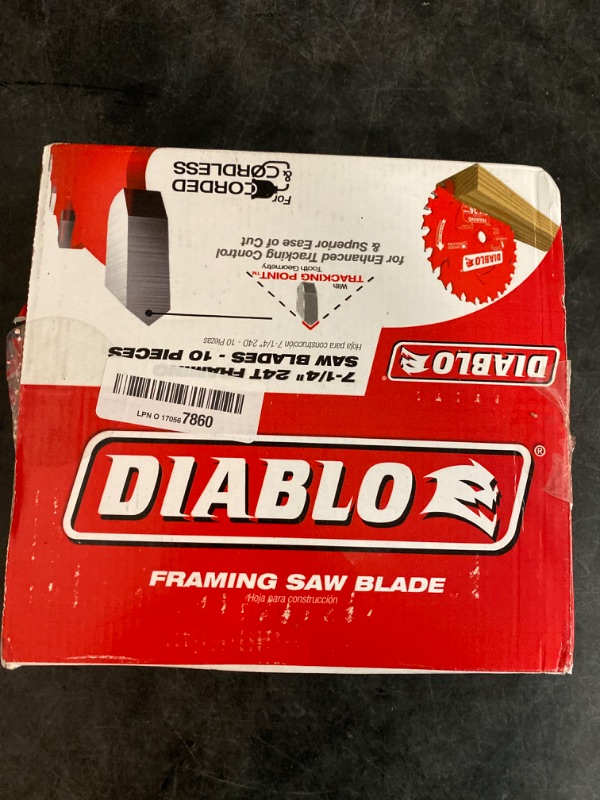 Photo 3 of Diablo D0724A 7-1/4" 24T Diablo™ Circular Saw Framing Blade