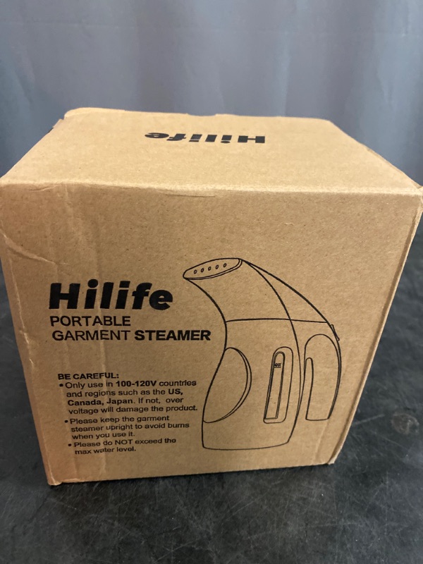 Photo 3 of HiLIFE Steamer for Clothes, Portable Handheld Design, 240ml Big Capacity, 700W, Strong Penetrating Steam, Removes Wrinkle, for Home, Office(ONLY FOR 120V)