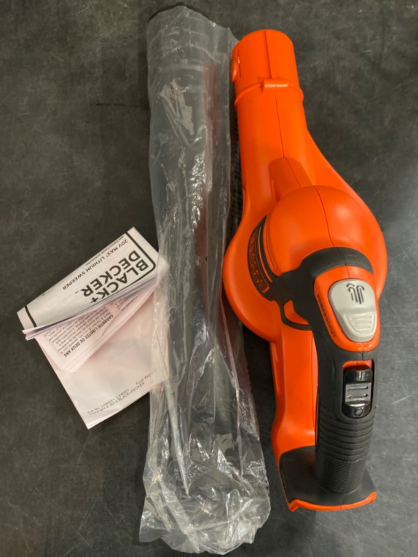 Photo 2 of BLACK+DECKER 20V MAX* Cordless Sweeper with Power Boost (LSW321)