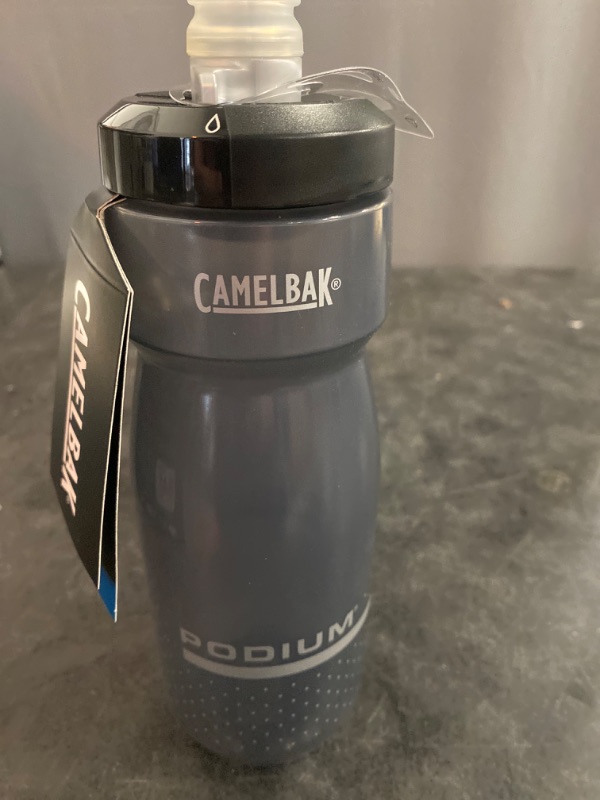 Photo 2 of CamelBak Podium Chill Insulated Bike Water Bottle - Easy Squeeze Bottle - Fits Most Bike Cages - 21oz, Black