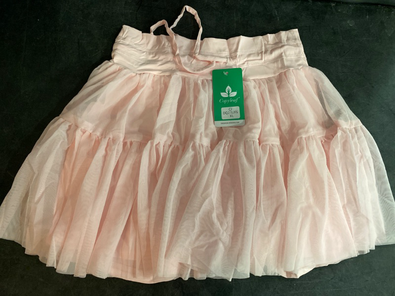 Photo 2 of XL Women's Tulle Skirt Ruffle Multilayer Mesh A Line Tier Tutu Prom Wedding Long Tulle Skirts Women's Athletic Skirts