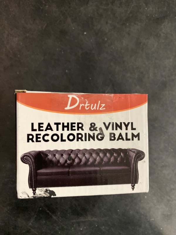 Photo 3 of Black Leather Recoloring Balm, Leather Color Restorer Conditioner, Leather Repair Kits for Vinyl Furniture, Sofa, Car Seats, Shoes - Repair Leather Color on Faded & Scratched Leather Couches