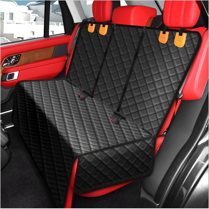 Photo 1 of Dog Car Seat Cover for Back Seat,100% Waterproof and Durable Scratchproof Nonslip Rear Car Seat Protector with Universal Size Fits for Cars/Trucks/SUVs