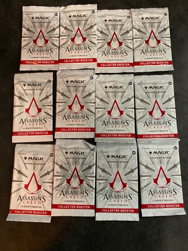 Photo 2 of Magic: The Gathering - Assassin’s Creed Collector Booster Box | 12 Collector Boosters (10 Cards in Each Pack) | Collectible Trading Card Game for Ages 13+