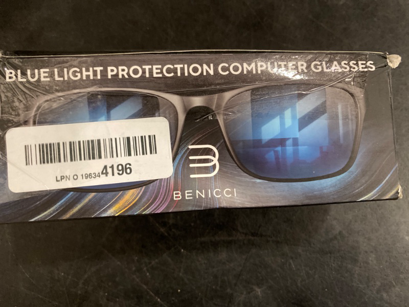 Photo 3 of Stylish Blue Light Blocking Glasses for Women or Men - Ease Computer and Digital Eye Strain, Dry Eyes, Headaches and Blurry Vision - Instantly Blocks Glare from Computers and Phone Screens w/Case