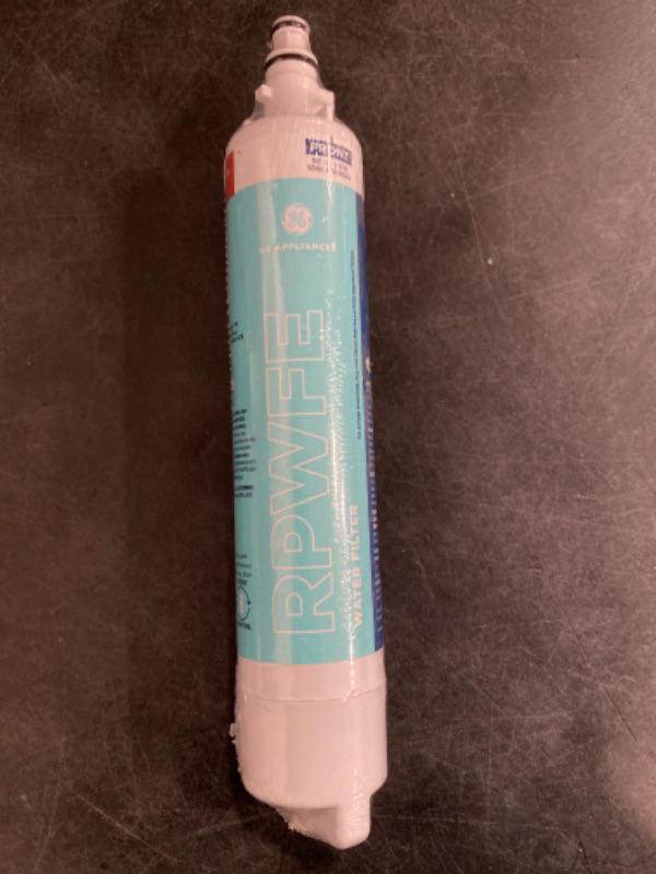 Photo 2 of GE RPWFE Refrigerator Water Filter, Genuine Replacement Filter, Certified to Reduce Lead, Sulfur, and 50+ Other Impurities, Replace Every 6 Months for Best Results, Pack of 1