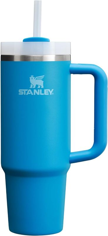 Photo 1 of Stanley Quencher H2.0 Tumbler with Handle & Straw 30 oz | Twist On 3-Way Lid | Cupholder Compatible for Travel | Insulated Stainless Steel Cup | BPA-Free | Azure