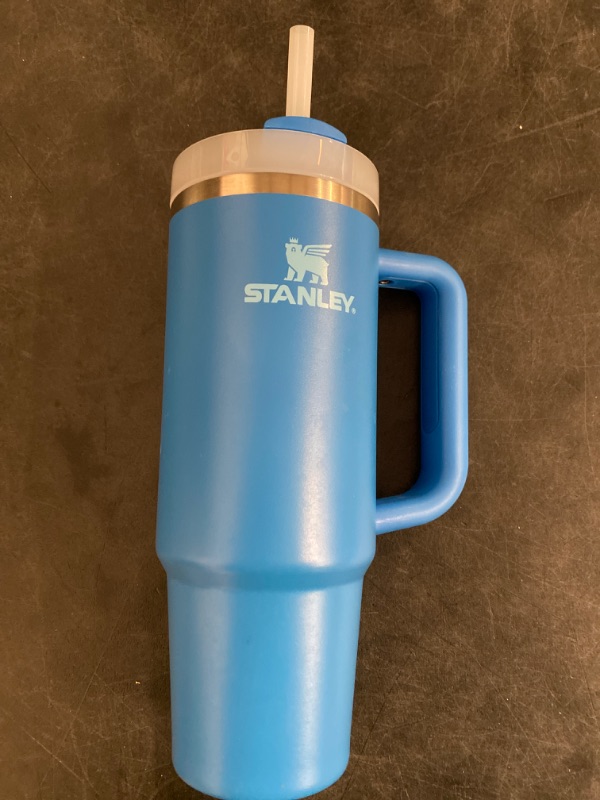 Photo 2 of Stanley Quencher H2.0 Tumbler with Handle & Straw 30 oz | Twist On 3-Way Lid | Cupholder Compatible for Travel | Insulated Stainless Steel Cup | BPA-Free | Azure