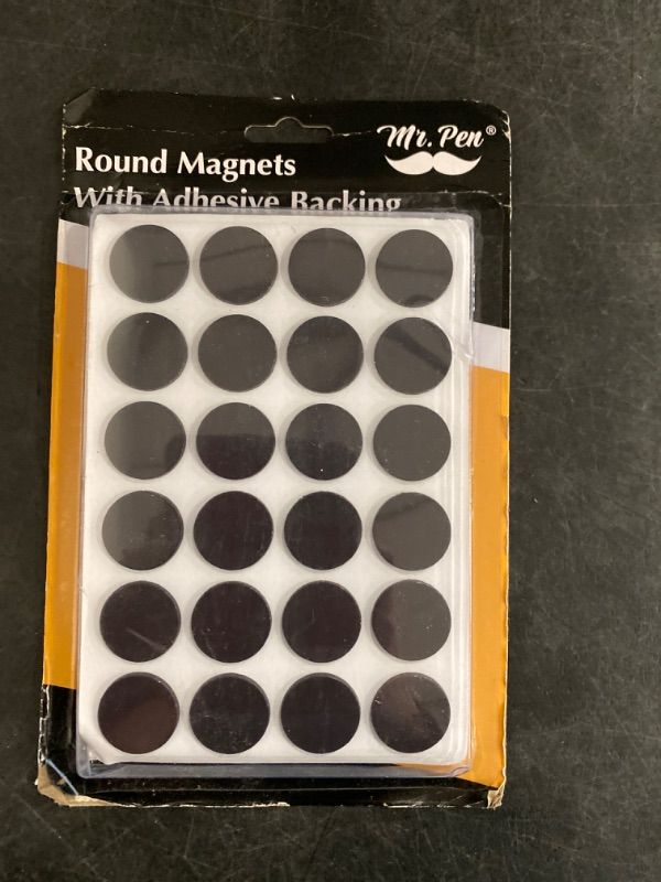 Photo 2 of Mr. Pen- Self Adhesive Magnet Dots, 120 Pcs, Magnets for Crafts, Magnets with Adhesive Backing, Magnetic Tape, Circle Magnets, Magnet Stickers, Adhesive Magnets, Craft Magnets, Magnet Tape