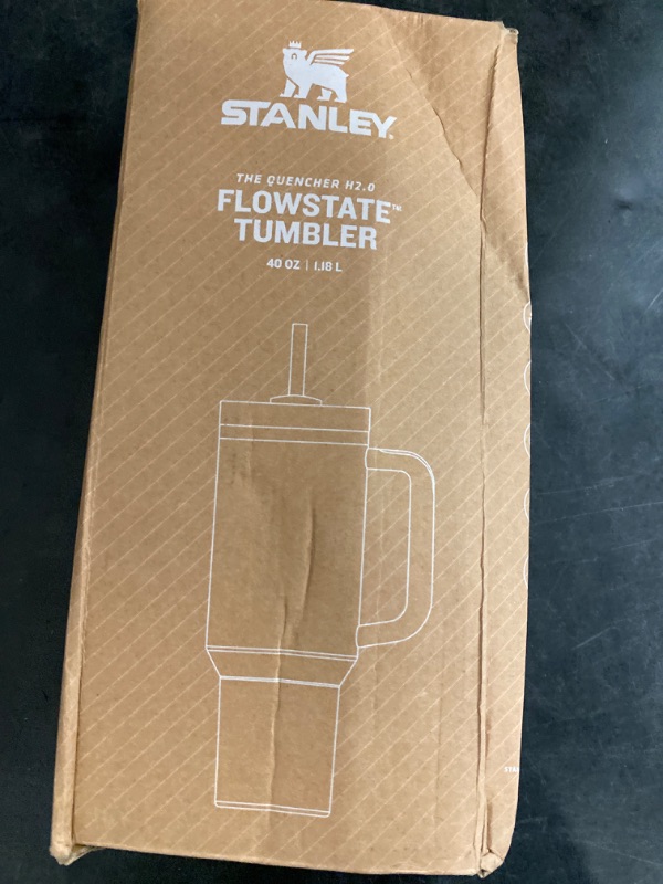 Photo 3 of Stanley Quencher H2.0 Tumbler with Handle & Straw 40 oz | Twist On 3-Way Lid | Cupholder Compatible for Travel | Insulated Stainless Steel Cup | BPA-Free | Frost