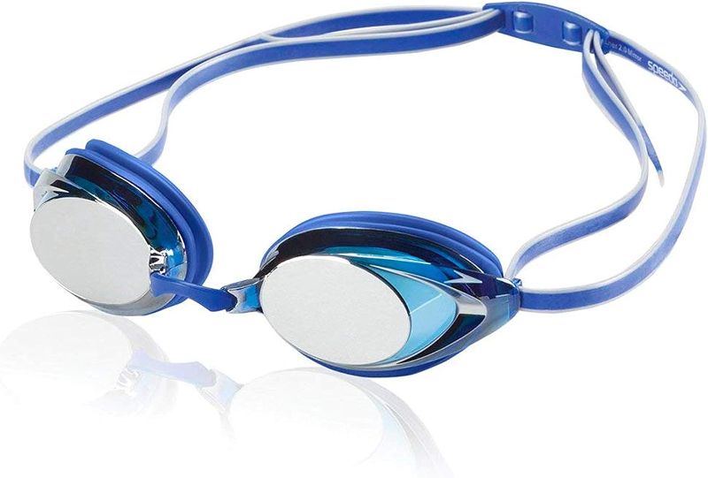 Photo 1 of Speedo Unisex-Adult Swim Goggles Mirrored Vanquisher 2.0