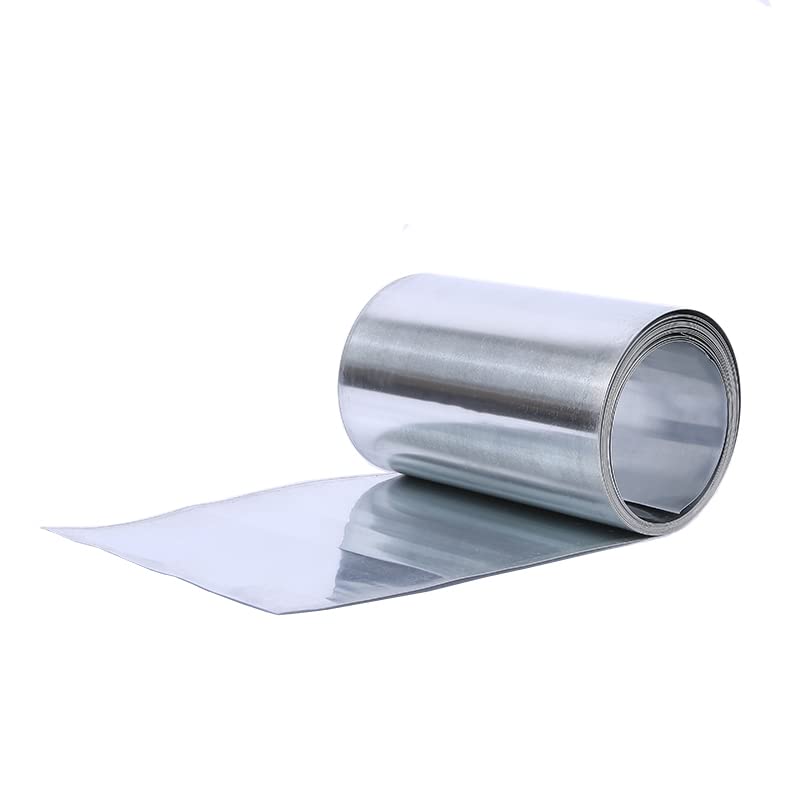 Photo 1 of 99.99% High Purity Zinc Sheet Zinc Metal Strip for School Scientific Experiment Research 0.1x100x1000mm