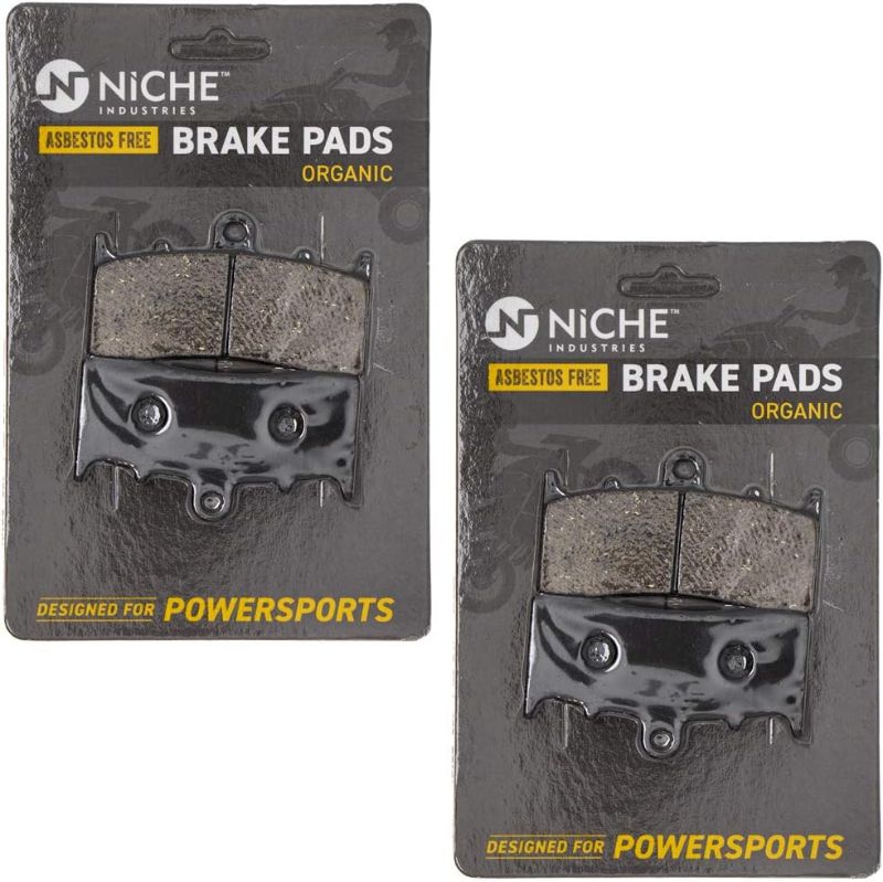 Photo 1 of NICHE Brake Pad Set for BMW K1600GT K1600GTL K1600B 34117728945 Front (Organic) 2 Pack