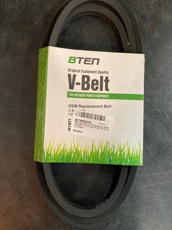 Photo 2 of 8TEN Deck Belt for AYP Husqvarna 140067 532140067 LT/LTH 125 YTH 180 LTH140 42 inch Mower