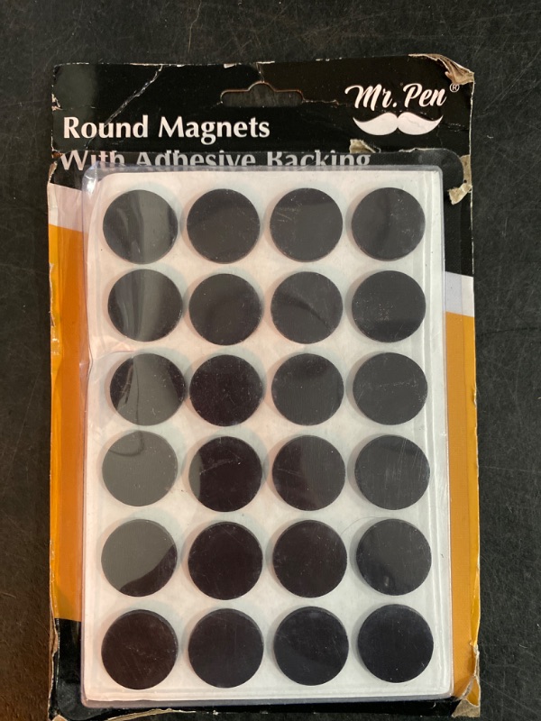 Photo 2 of Mr. Pen- Self Adhesive Magnet Dots, 120 Pcs, Magnets for Crafts, Magnets with Adhesive Backing, Magnetic Tape, Circle Magnets, Magnet Stickers, Adhesive Magnets, Craft Magnets, Magnet Tape