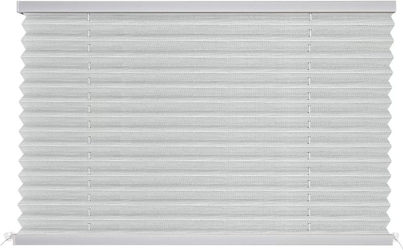 Photo 1 of RV Blinds Pleated Shades,RV Blinds for Camper Windows, RV Window Shades for Camper RV Travel Trailers Motor Coach Shade(50" W x 32" L)-Gray