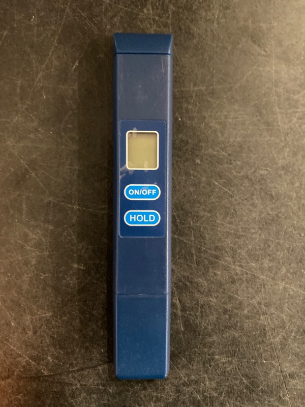 Photo 1 of TDS Meter, Electronic Water Tester with 0-9990 PPM Measurement Range, Hand Held Digital Water Test Pen for Farming, Aquariums, Pools, Household Drinking Water (Blue)