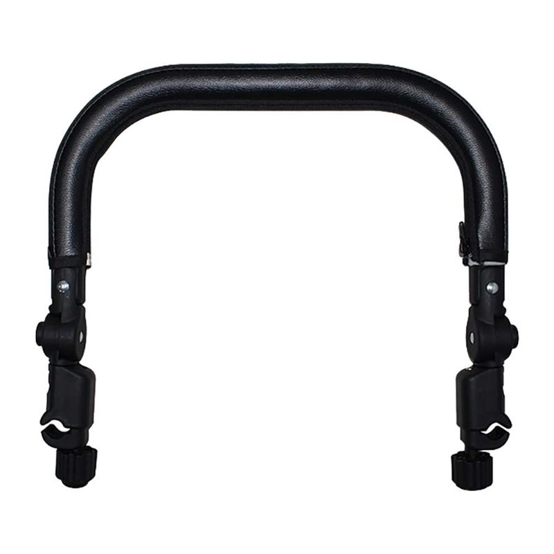 Photo 1 of Baby Stroller Belly bar Stroller Armrest Handle Crossbar Accessories Compatible for BBZ YoYo and Yoyo Black PU Pushchair Leather pram